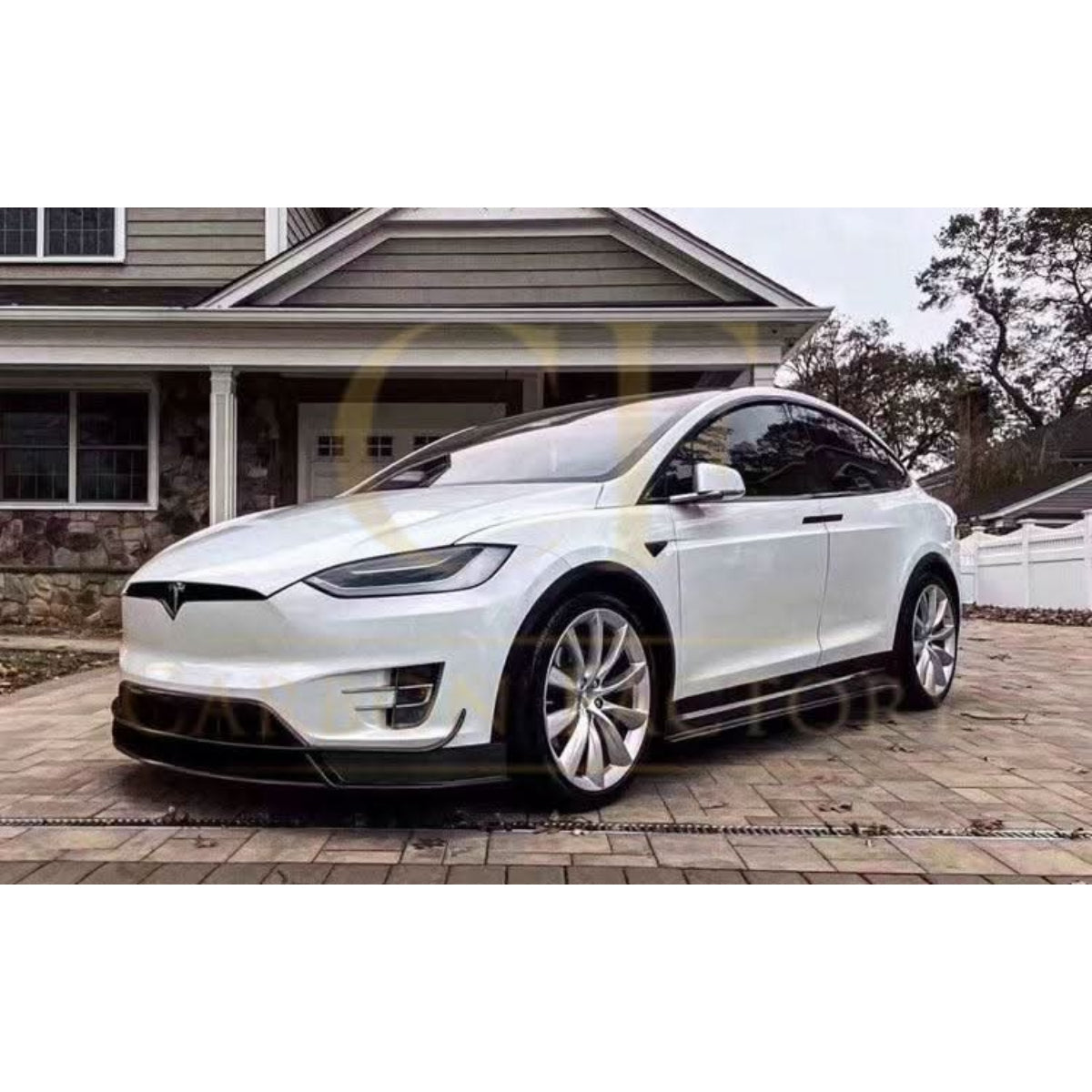 V Style Carbon Fibre Side Skirts for Tesla Model X 16-Present