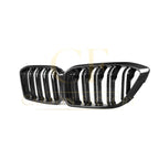 Double Slat Pre-preg Carbon Fibre Front Grille for BMW F87 M2C LCI Competition 13-20