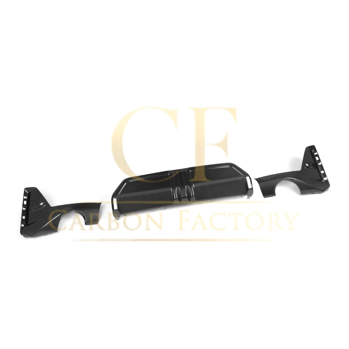 MP Style Carbon Fibre Rear Diffuser for BMW G20 G21 G28 3 Series LCI M Sport 22-25