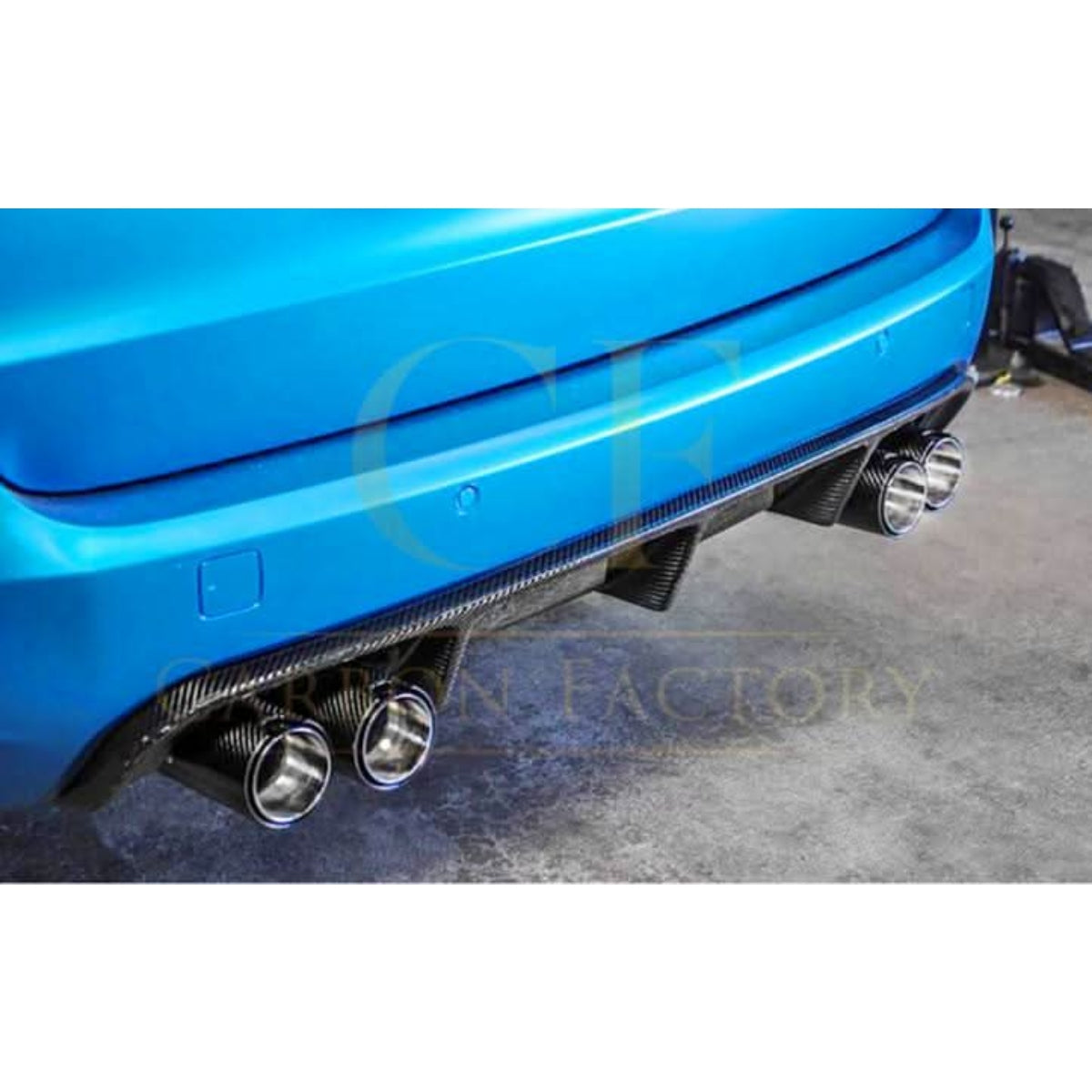 RK Style Carbon Fibre Rear Diffuser for BMW F85 X5M F86 X6M 16-Present