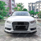 Standard Models Front Splitter In Gloss Black For Audi A3 8V Pre Facelift 2013-2016