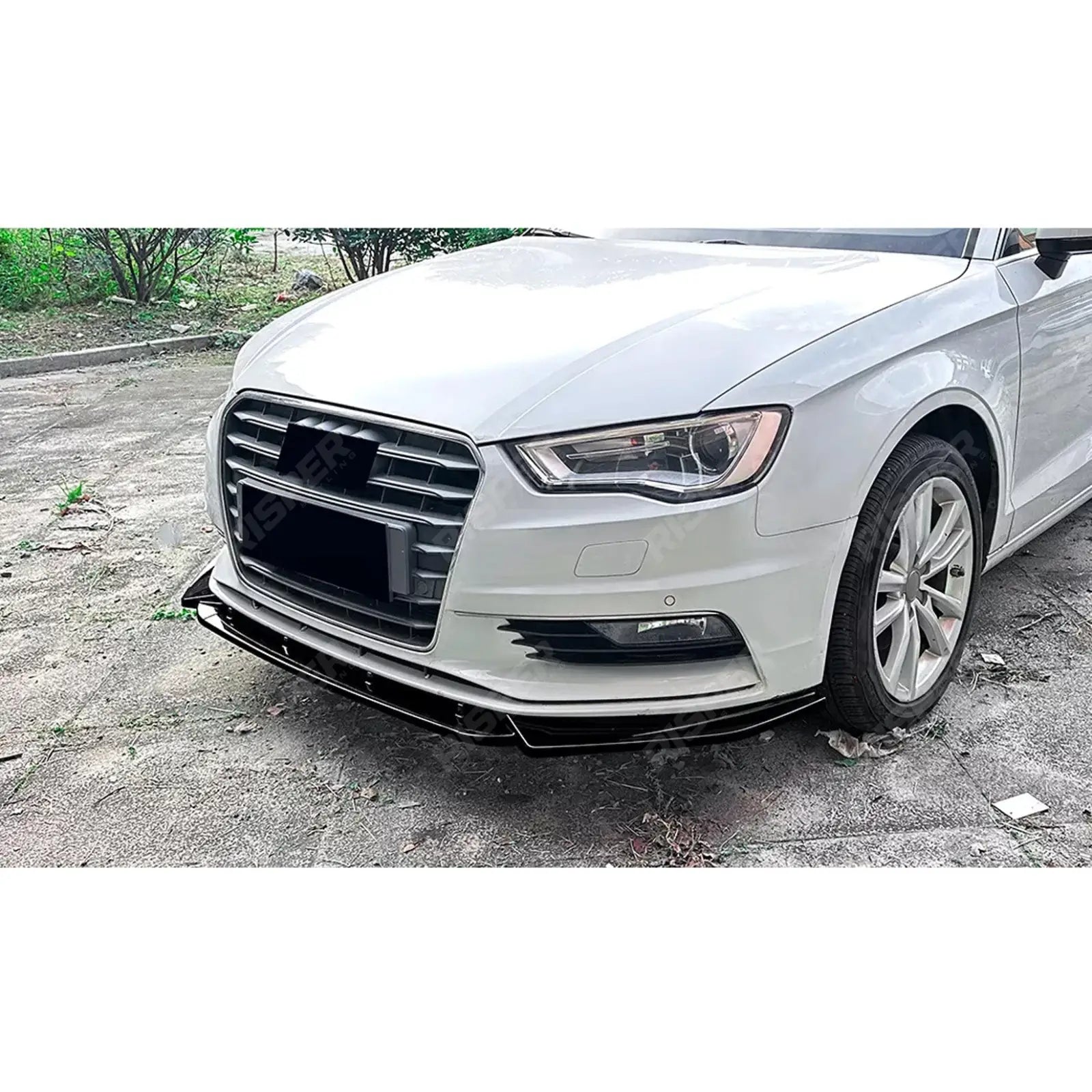 Standard Models Front Splitter In Gloss Black For Audi A3 8V Pre Facelift 2013-2016