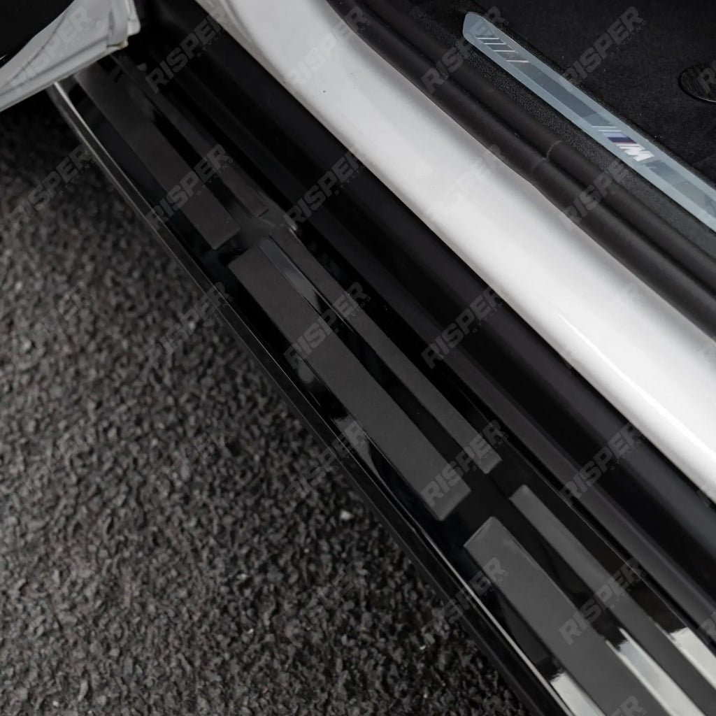 Steps Gloss Black For BMW X7 G07 Side