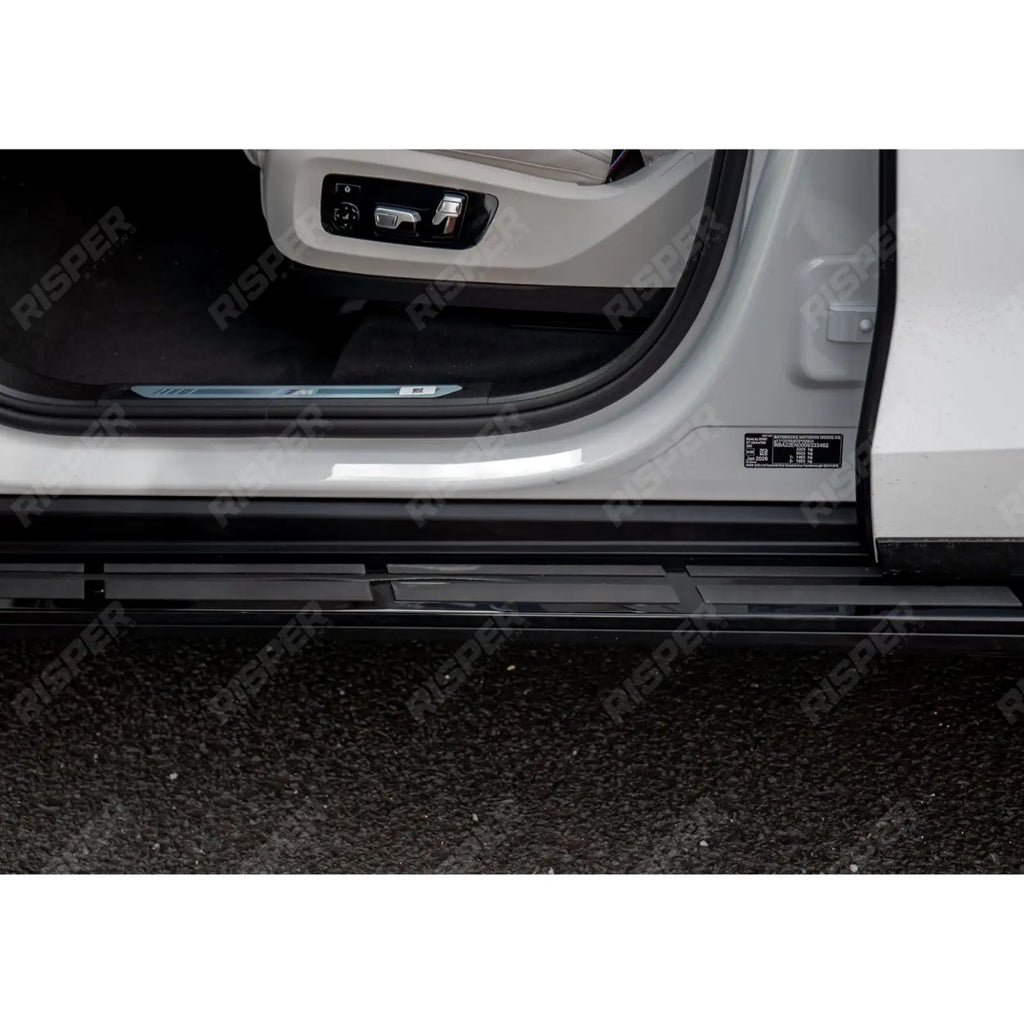Steps Gloss Black For BMW X7 G07 Side