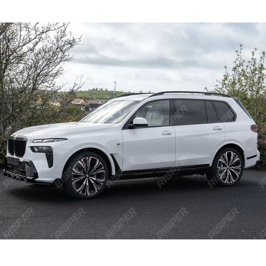 Steps Gloss Black For BMW X7 G07 Side