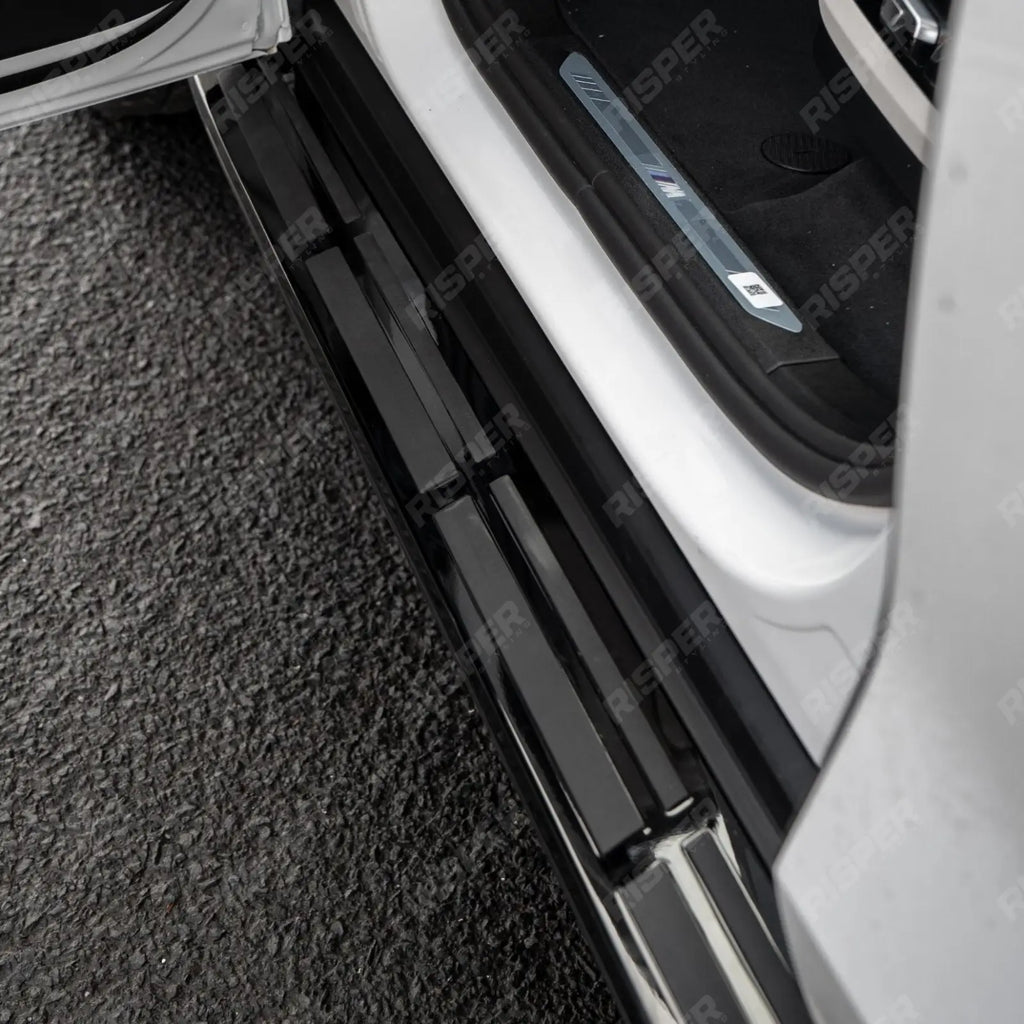 Steps Gloss Black For BMW X7 G07 Side