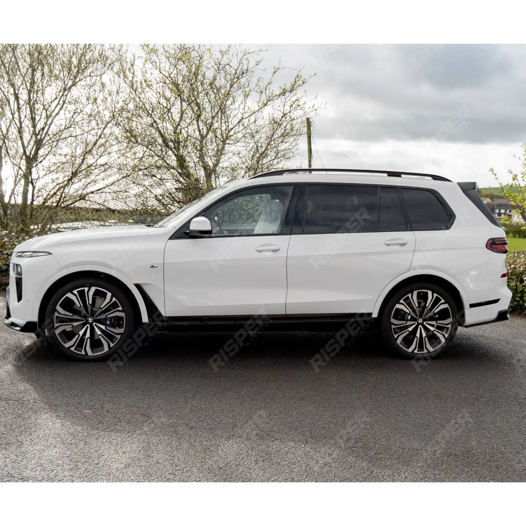 Steps Gloss Black For BMW X7 G07 Side