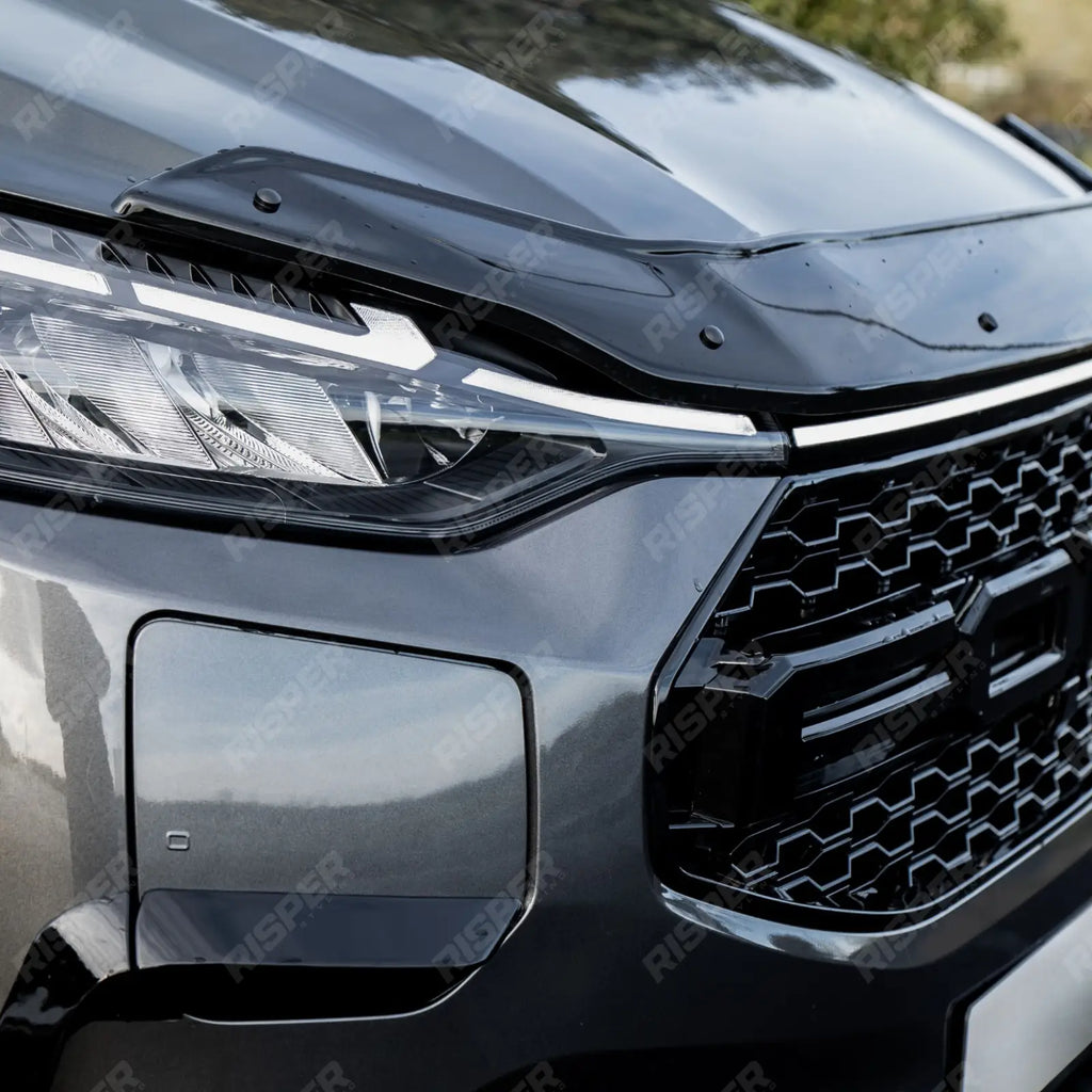 STX Bonnet Guard Protector Black For Ford Transit Custom 2023 On