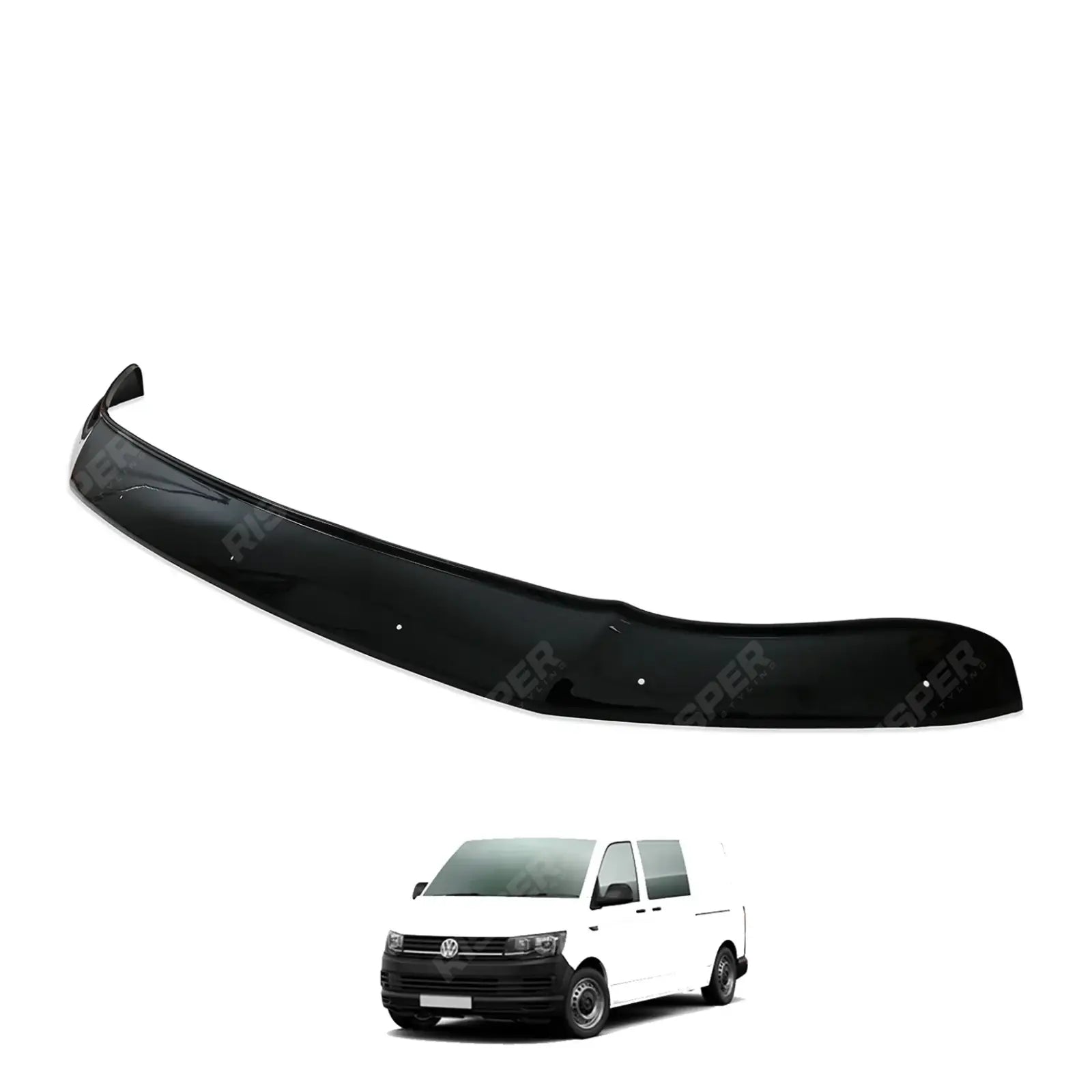 STX Bonnet Guard Protector Black For VW Transporter T6 T6.1 2015 - 2024