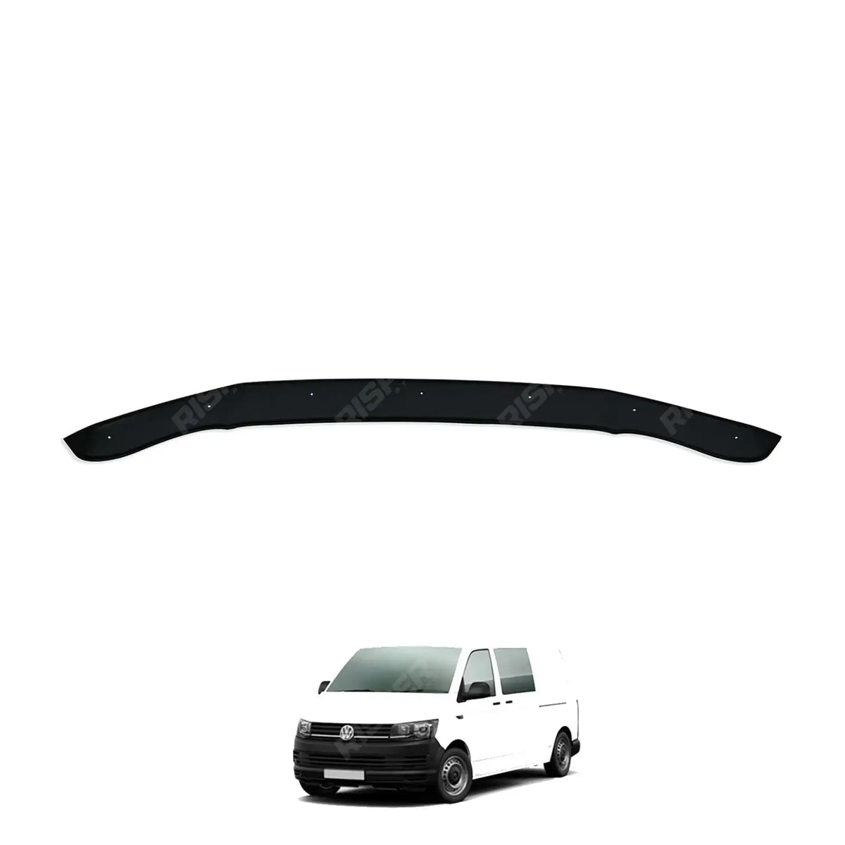 STX Bonnet Guard Protector In Black For VW Transporter T6 T6.1 2015 - 2024