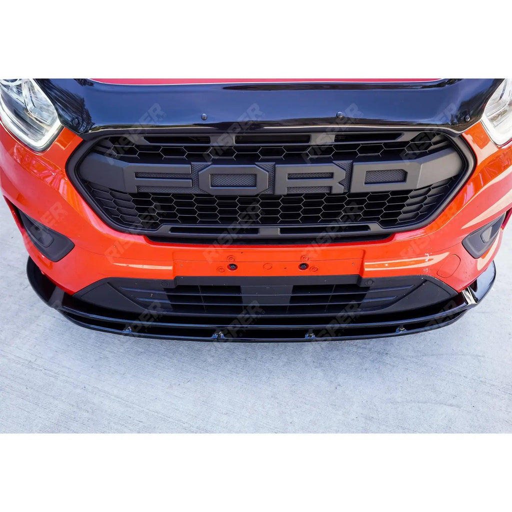 STX Front Splitter For Ford Transit Custom 2018 - 2024