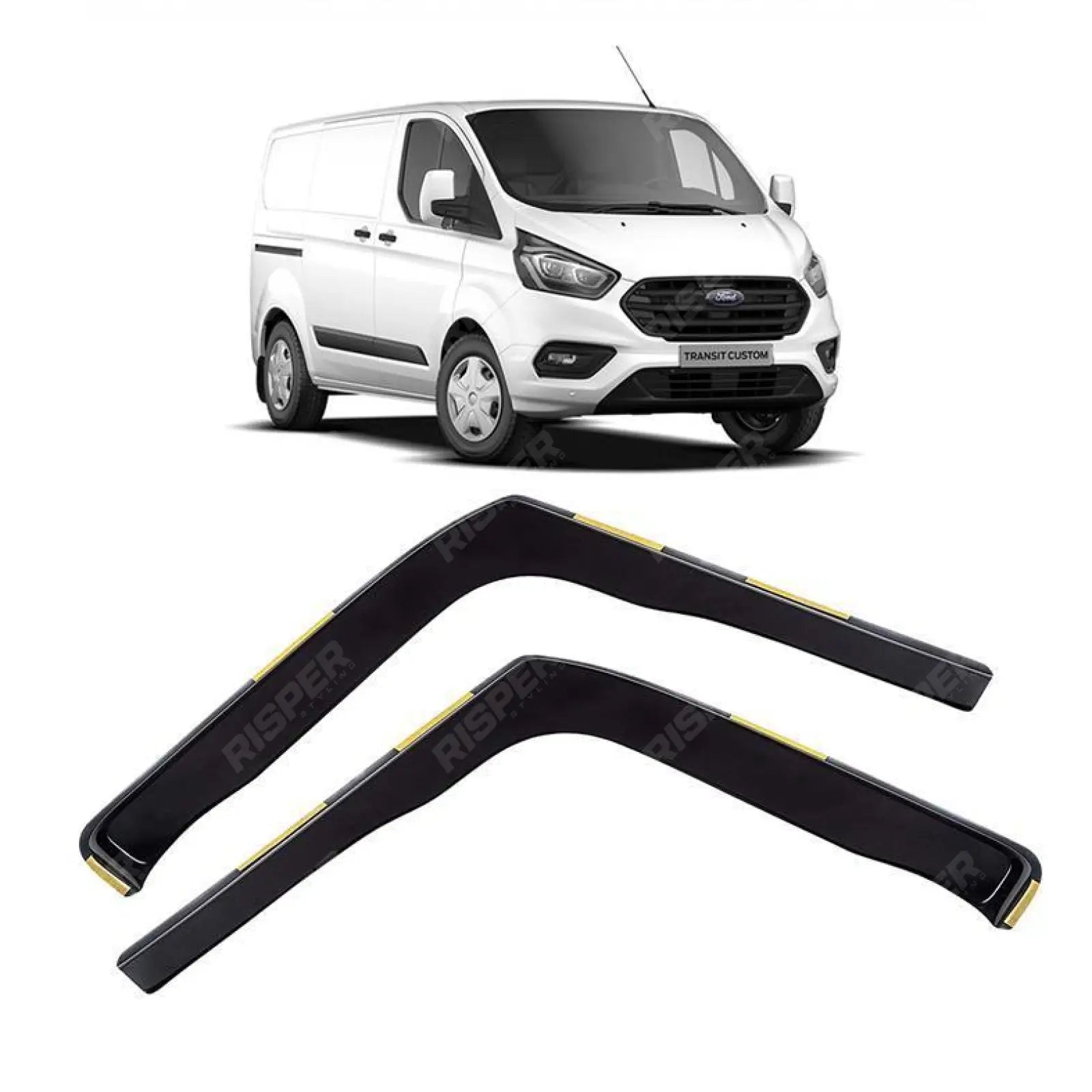 STX Internal Wind Deflectors For Ford Transit Custom 2012 - 2024