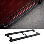 STX Style 2 Running Boards All Black Pair For Audi Q7 2016 On