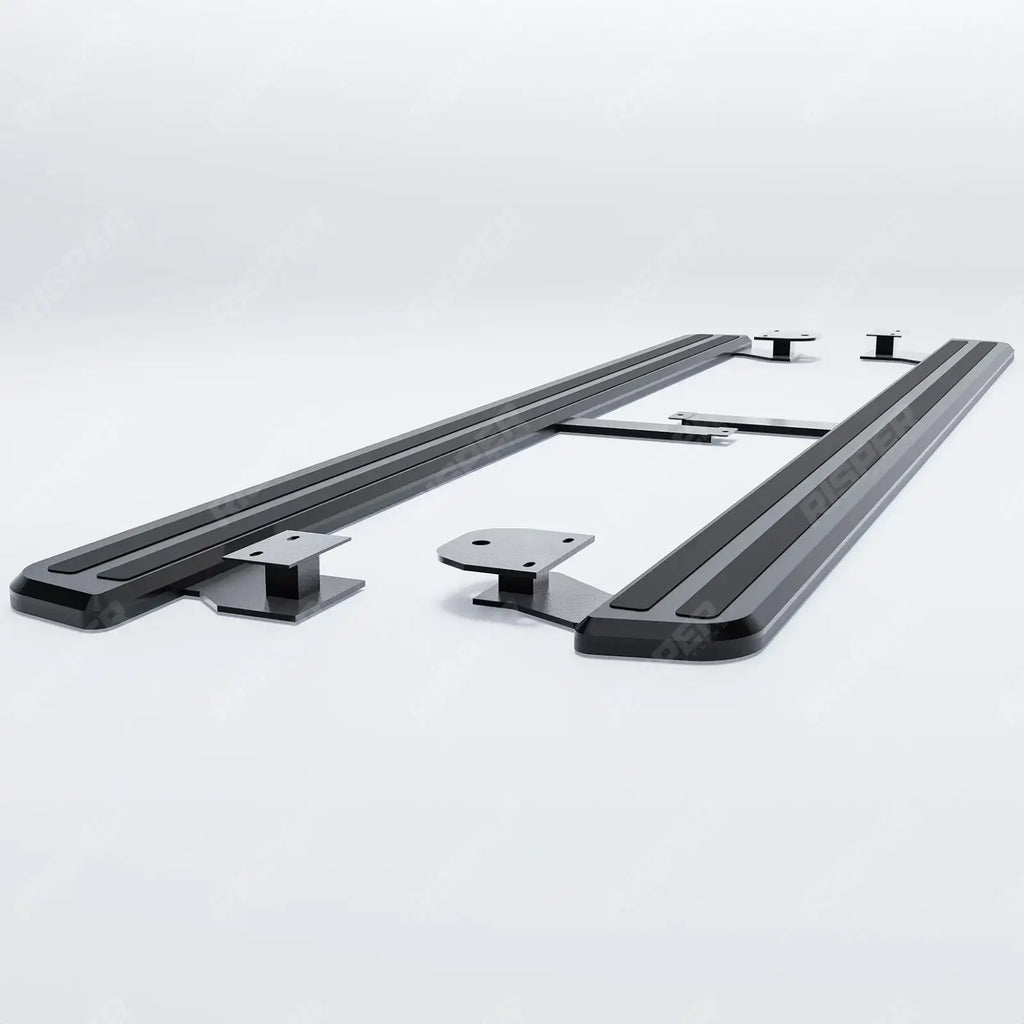 STX Style 2 Running Boards All Black Pair For Audi Q8 2019 On