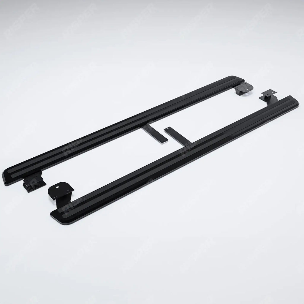 STX Style 2 Running Boards All Black Pair For Audi Q8 2019 On