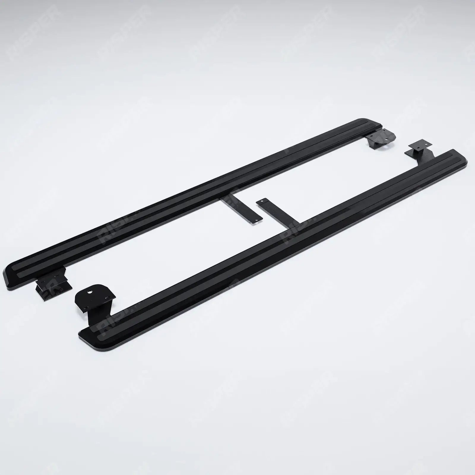 STX Style 2 Running Boards All Black Pair For Audi Q8 2019 On