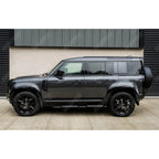STX Style Black Side Steps For Land Rover Defender 110 / 130 L663 2020 On