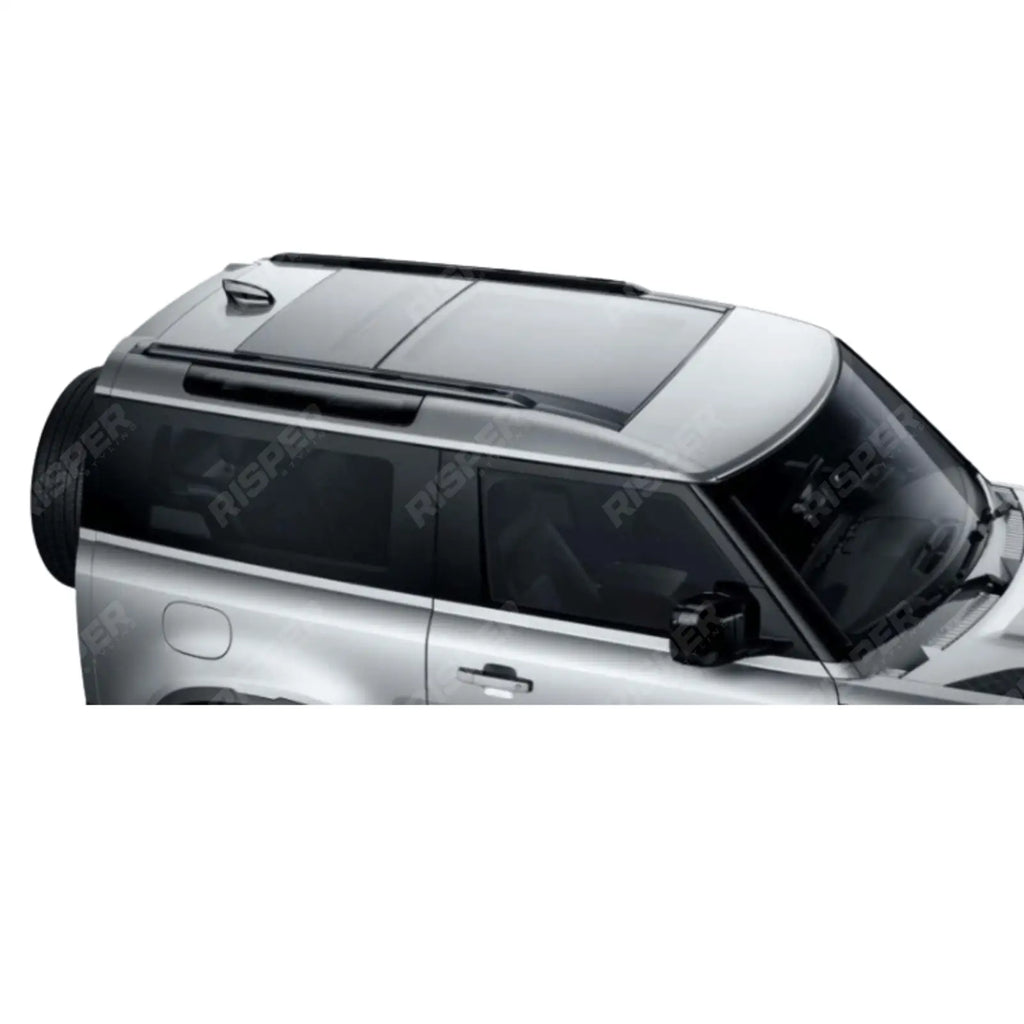STX Style Gloss Black Roof Rails For Land Rover Defender 90 L663 2020 On