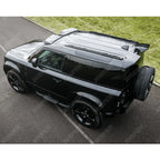 STX Style Gloss Black Roof Rails For Land Rover Defender 90 L663 2020 On