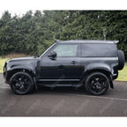 STX Style Gloss Black Roof Rails For Land Rover Defender 90 L663 2020 On