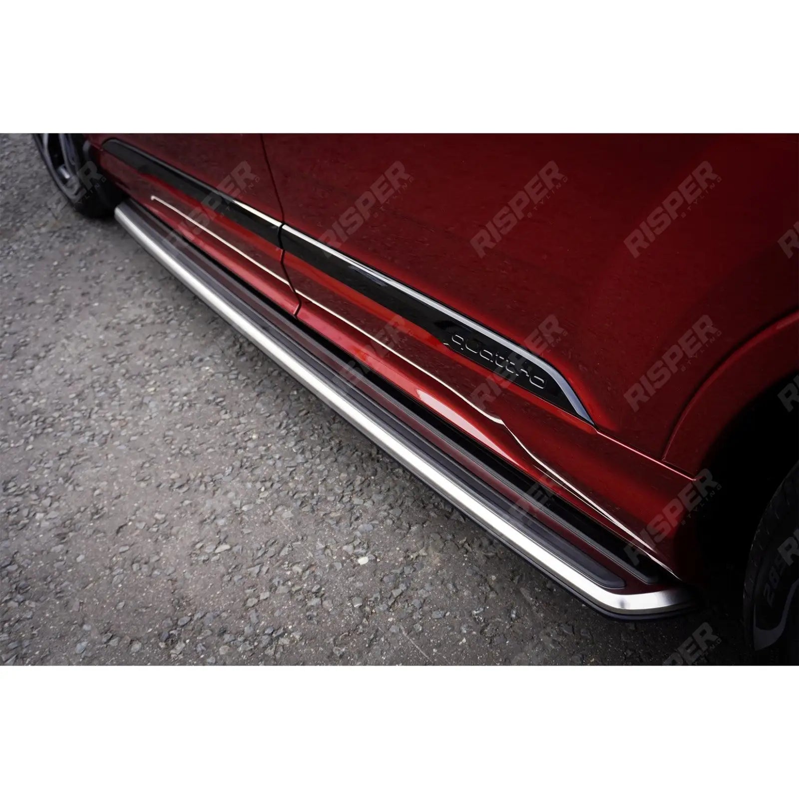 STX Style Pair of Running Boards Side Steps For Audi Q7 2016 Onward