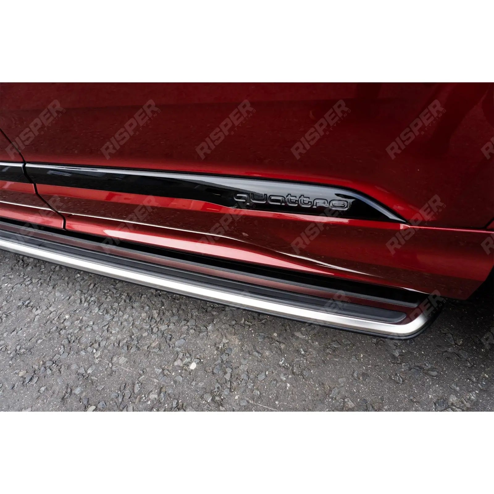 STX Style Pair of Running Boards Side Steps For Audi Q7 2016 Onward