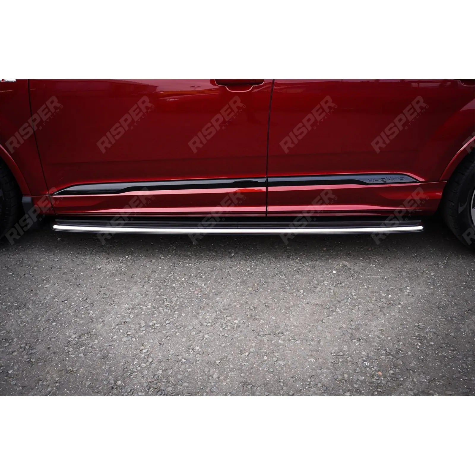 STX Style Pair of Running Boards Side Steps For Audi Q7 2016 Onward