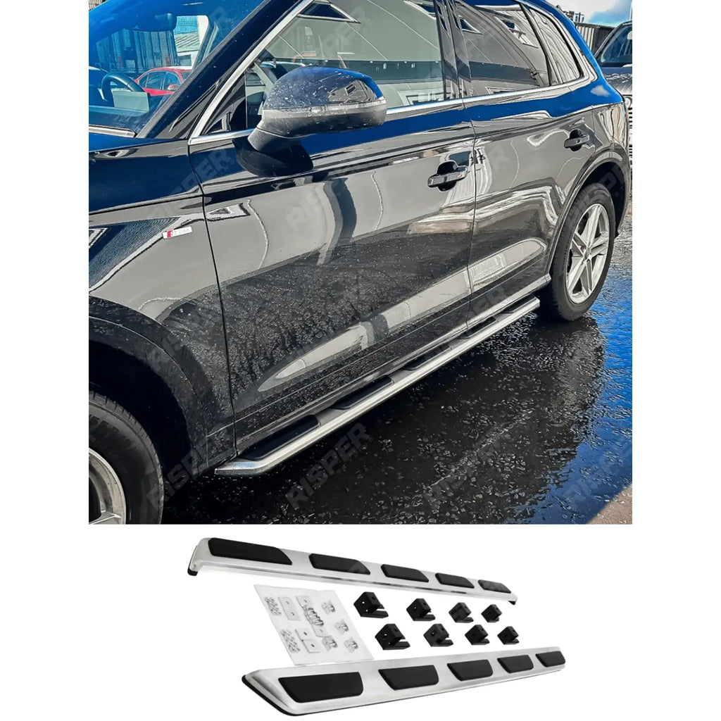 STX Style Pair of Side Steps Running Boards For Audi Q5 2017+