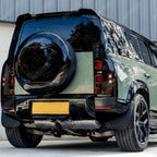 STX Style Rear Spare Wheel Cover Gloss Black For Land Rover Defender L663 90/110/130 2020 On