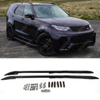 STX Style Roof Rails Bars Black Pair For Land Rover Discovery 5 2017 Onward