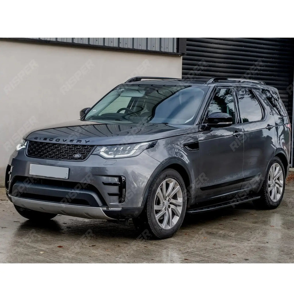 STX Style Roof Rails Bars Black Pair For Land Rover Discovery 5 2017 Onward