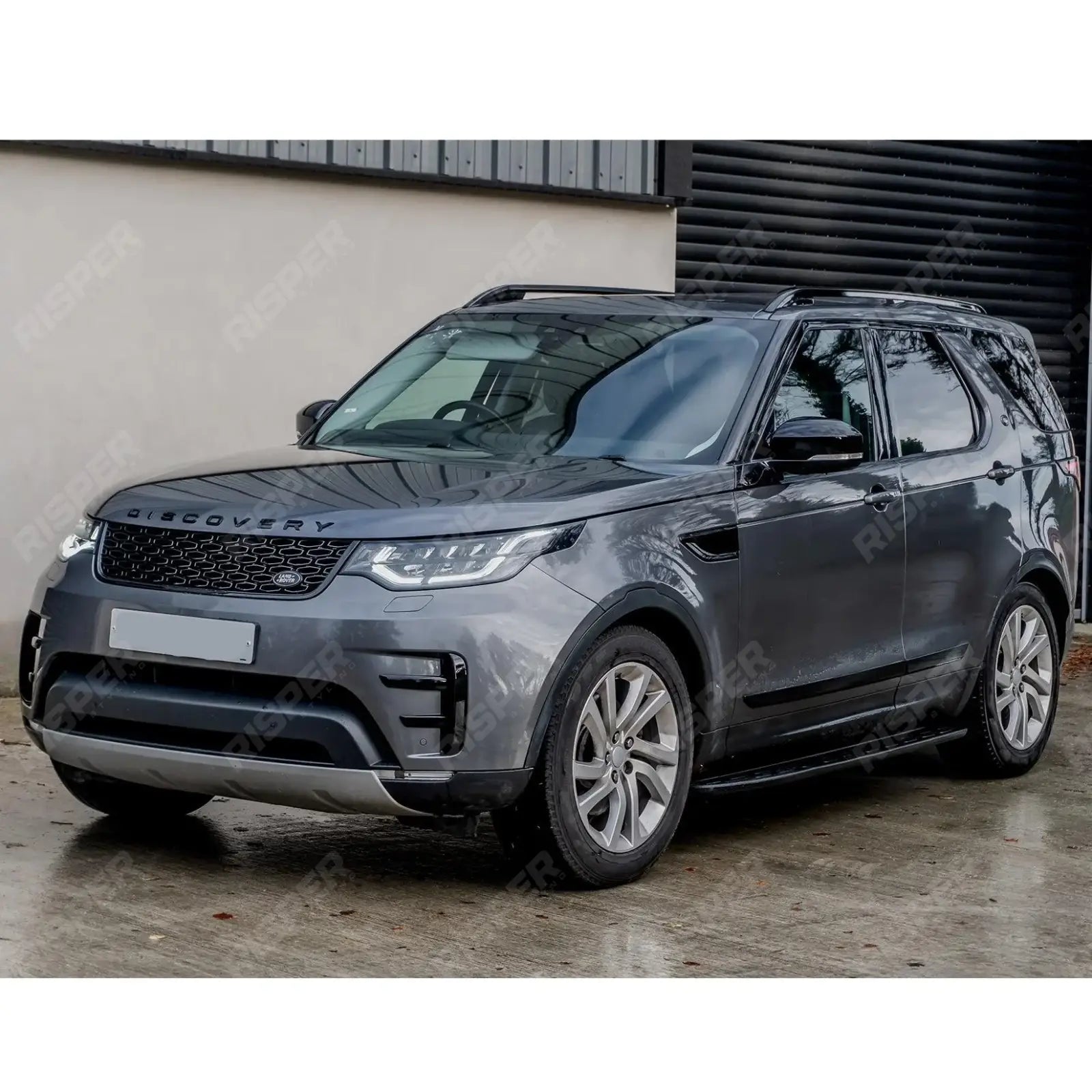 STX Style Roof Rails Bars Black Pair For Land Rover Discovery 5 2017 Onward