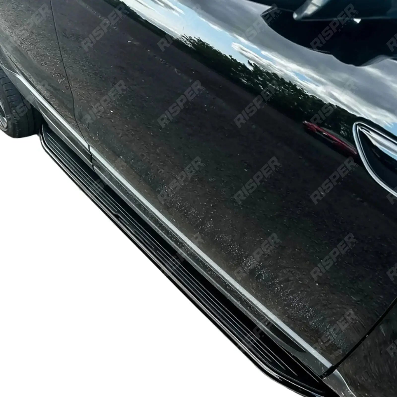 STX Style Running Boards Black Side Steps For Range Rover Evoque 2018 On