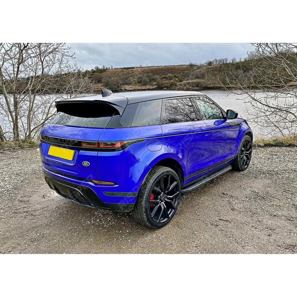 STX Style Running Boards Black Side Steps For Range Rover Evoque 2018 On