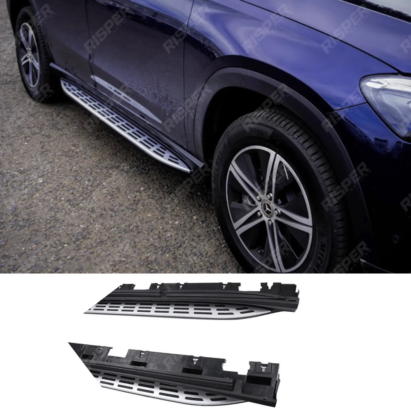 STX Style Running Boards Side Steps For Mercedes GLE W167 2019 Onwards