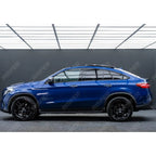 STX Style Running Boards Side Steps in Black For Mercedes GLE Coupe C292 2015 Onwards
