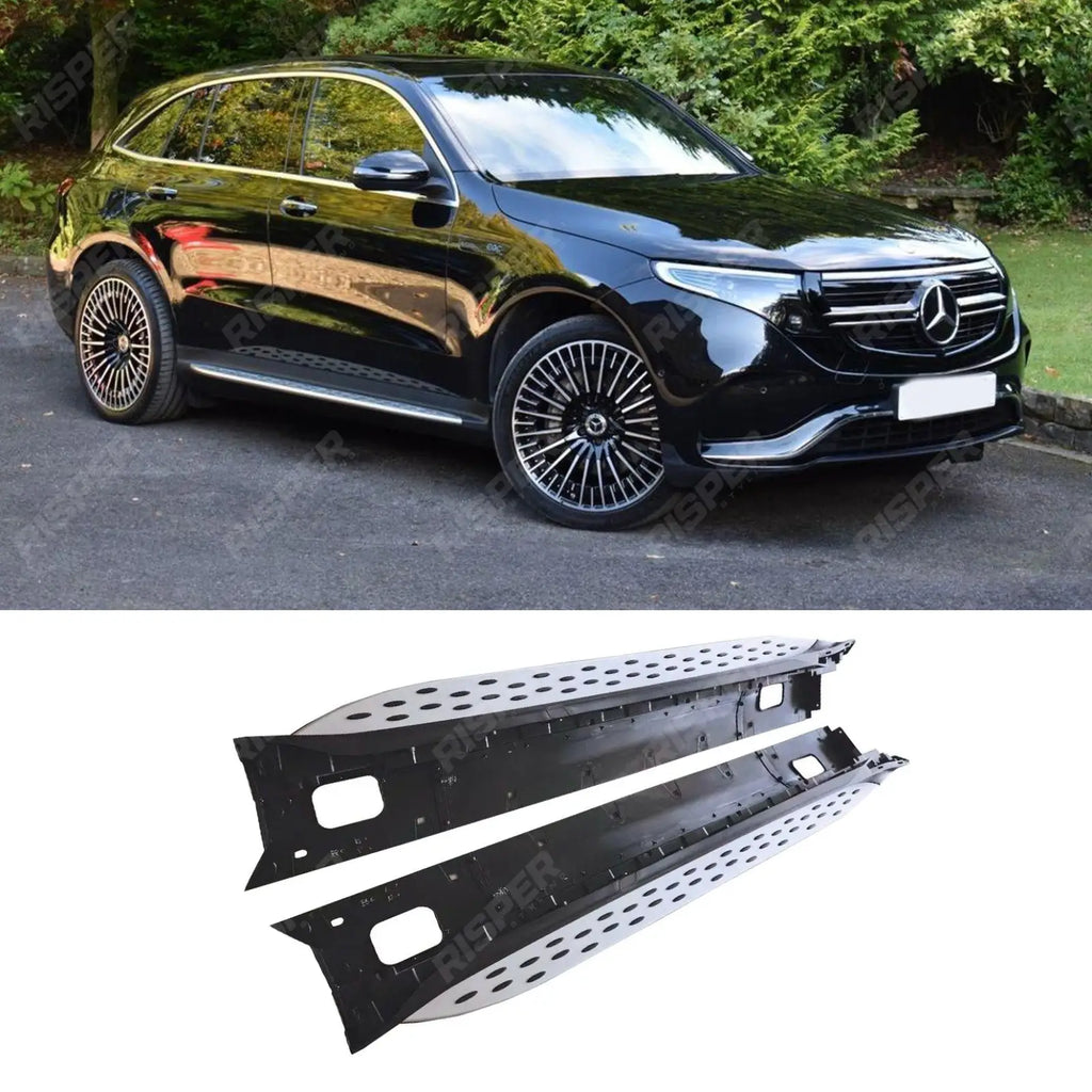 STX STYLE RUNNING BOARDS SIDE STEPS PAIR For MERCEDES BENZ EQC N293 2019 ON