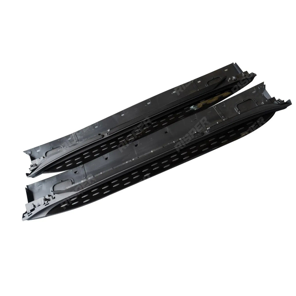 STX STYLE RUNNING BOARDS SIDE STEPS PAIR IN BLACK For MERCEDES BENZ EQC N293 2019 ON
