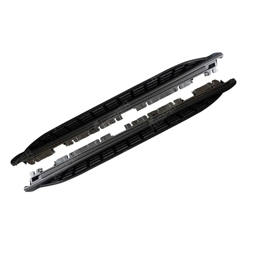 STX STYLE RUNNING BOARDS SIDE STEPS PAIR IN BLACK For MERCEDES BENZ GLE COUPE C167 2020 ON
