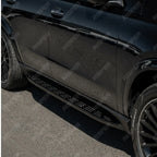 STX STYLE RUNNING BOARDS SIDE STEPS PAIR IN BLACK For MERCEDES BENZ GLE COUPE C167 2020 ON