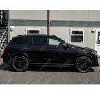 STX STYLE RUNNING BOARDS SIDE STEPS PAIR IN BLACK For MERCEDES BENZ GLE COUPE C167 2020 ON