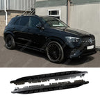 STX STYLE RUNNING BOARDS SIDE STEPS PAIR IN BLACK For MERCEDES BENZ GLE COUPE C167 2020 ON