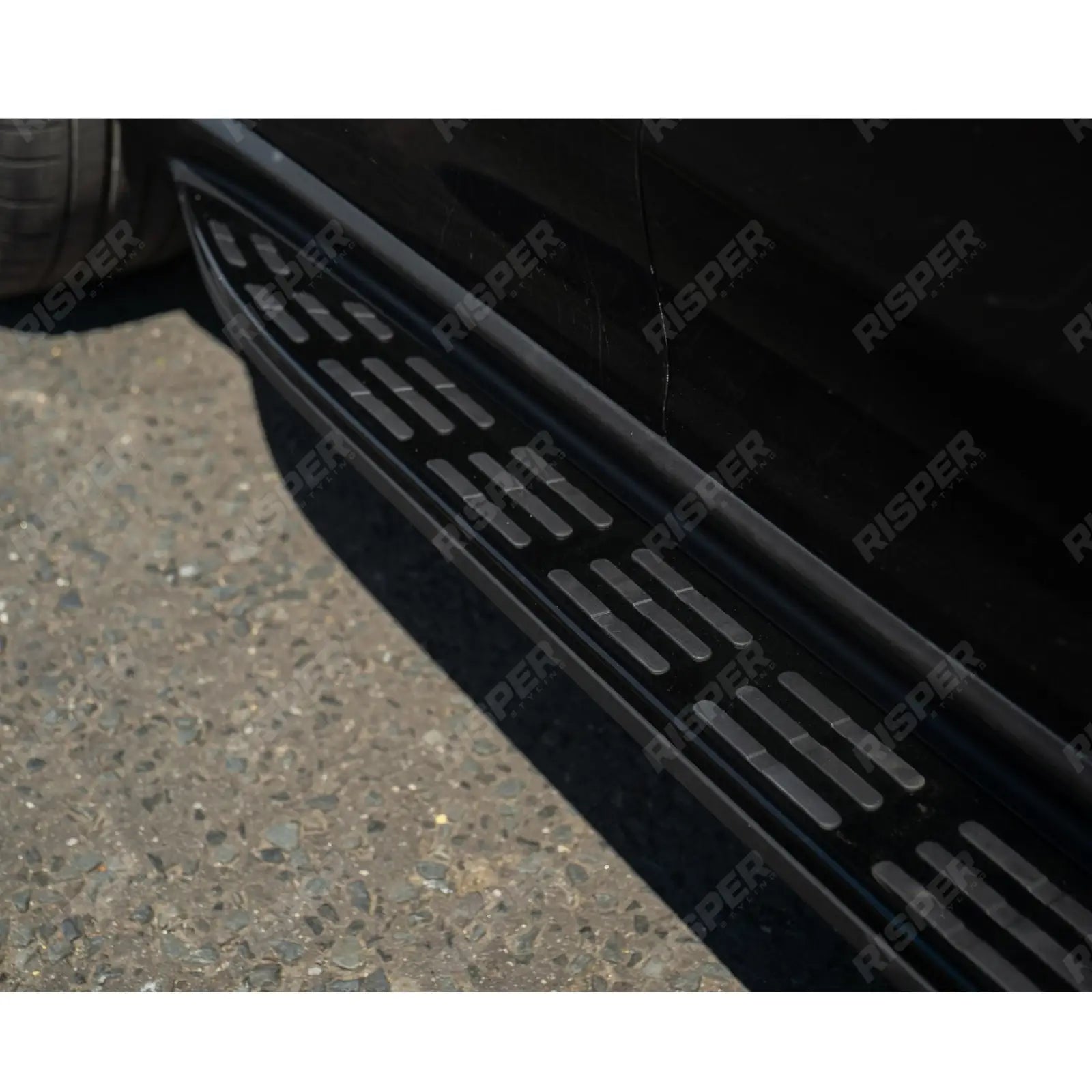 STX STYLE RUNNING BOARDS SIDE STEPS PAIR IN BLACK For MERCEDES BENZ GLE COUPE C167 2020 ON