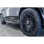 STX STYLE RUNNING BOARDS SIDE STEPS PAIR IN BLACK For MERCEDES BENZ GLE W167 2020 ON