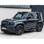 STX Style Side Roof Ladder Gloss Black For Land Rover Defender L663 90/110/130 2020 On
