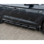STX Style Side Steps Running Boards All Black Pair For Audi Q5 2017 On