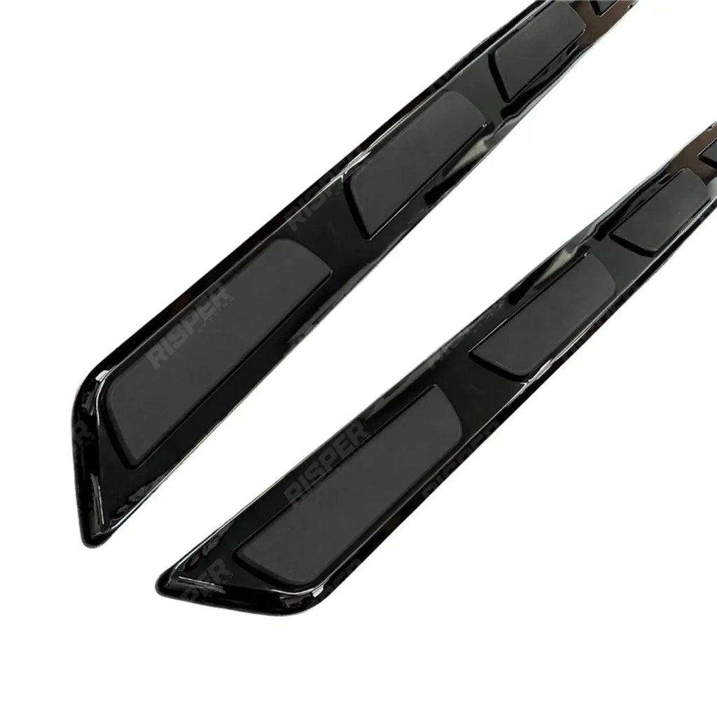 STX Style Side Steps Running Boards All Black Pair For Audi Q5 2017 On