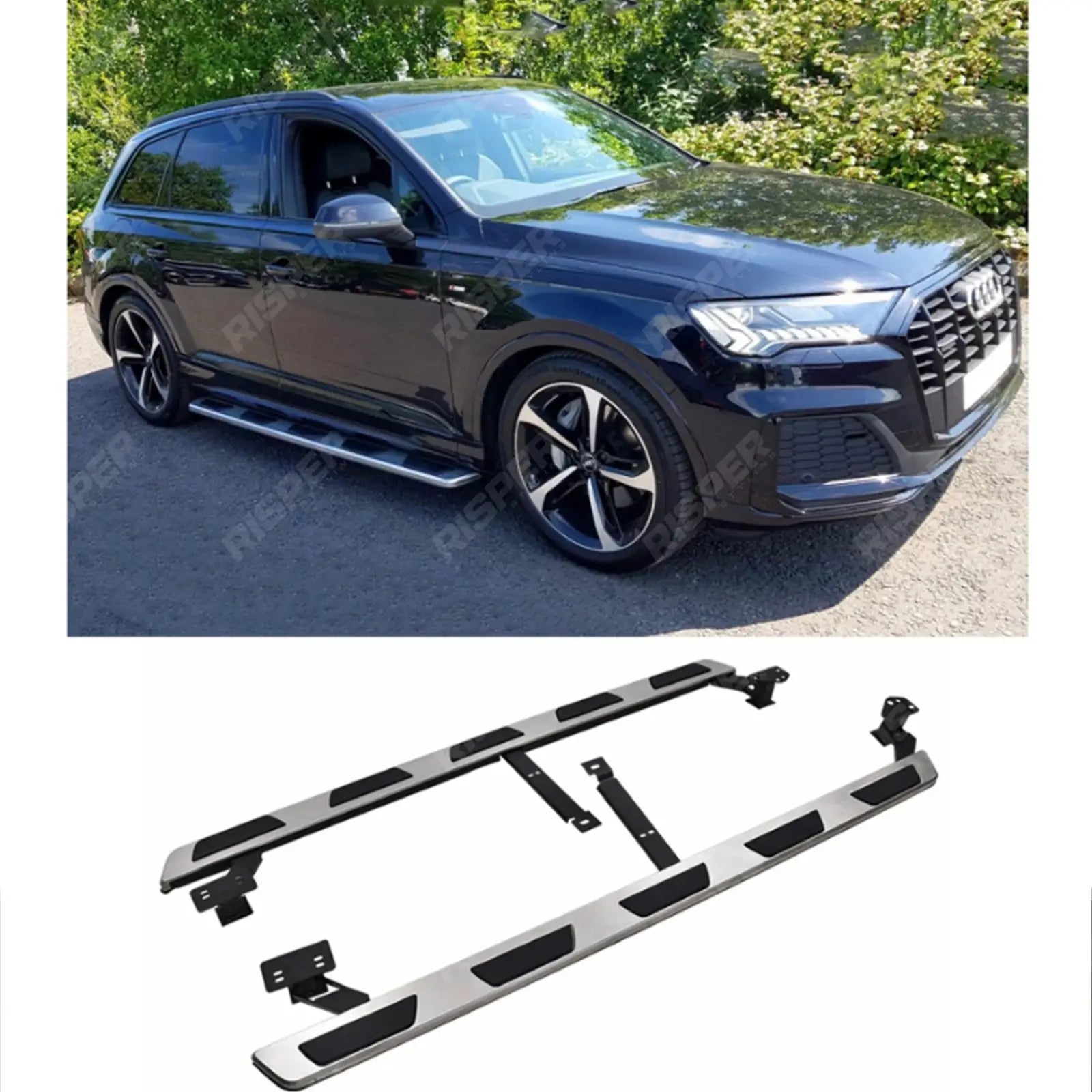 STX Style Side Steps Running Boards For Audi Q7 2016 Onward