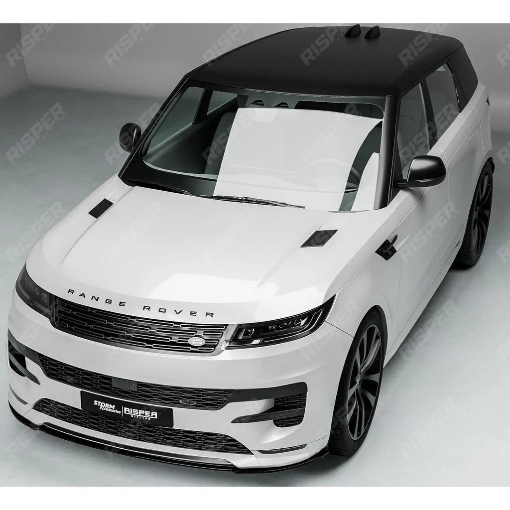 SV Style 3pc Front Splitter Lip In Gloss Black For Range Rover Sport L461 2023+