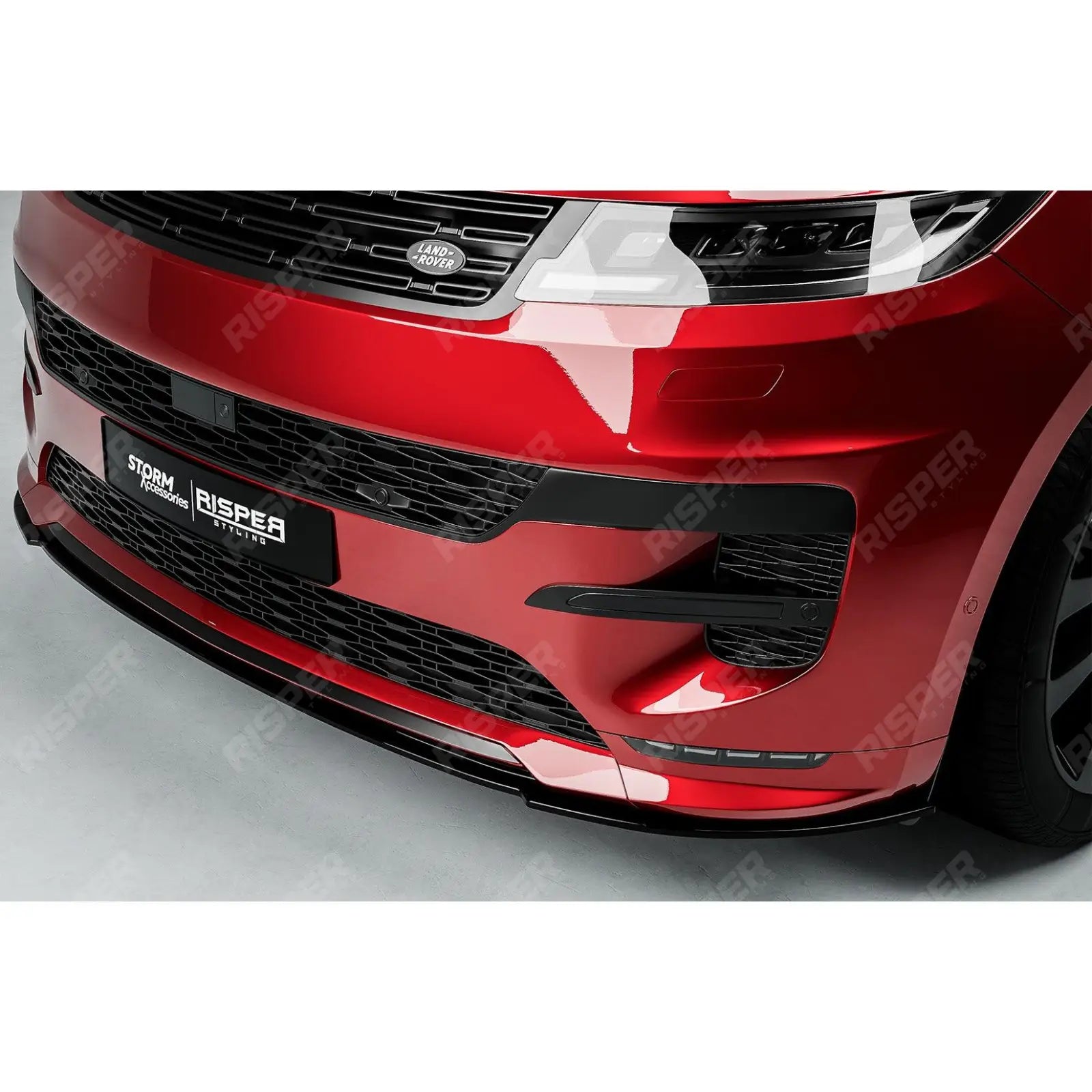 SV Style 3pc Front Splitter Lip In Gloss Black For Range Rover Sport L461 2023+
